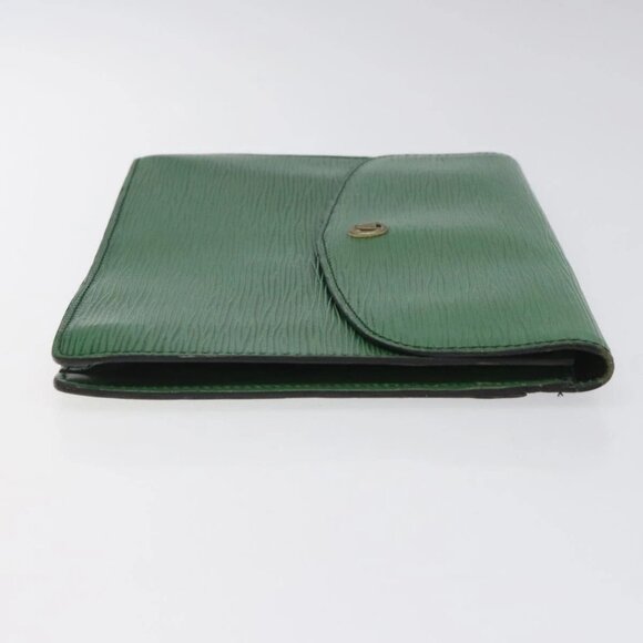 LOUIS VUITTON Epi Montaigne 27 Clutch Bag Green - Picture 3 of 16